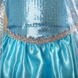 Jelmez - Jégvarázs Elza jelmez Elsa hercegnő ruhája - Frozen ( új )