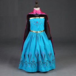 Jelmez - Jégvarázs Elza koronázási ruhája Elsa jelmez palásttal ( új )