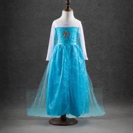 Jelmez - Jégvarázs Elza jelmez Elsa hercegnő ruhája uszállyal ( új )