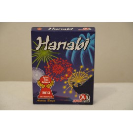 Hanabi kártyajáték kartondobozos változatban, Tűzijáték ( bontott dobozos, de nem használt )