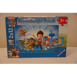 Mancs Őrjárat puzzle 2x12 db-os változatban, Ravensburger Mancs Őrjárat puzzle ( használt )