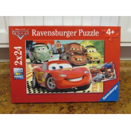 Verdák puzzle 2x24 db-os Cars Ravensburger puzzle ( használt )