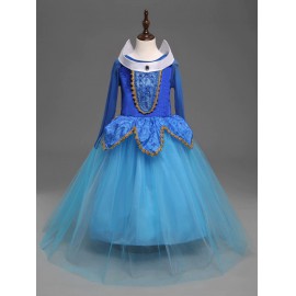 Jelmez - kék Csipkerózsika jelmez - Aurora Disney princess hercegnő jelmez ( új )