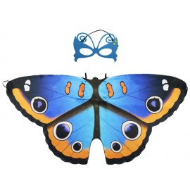 Jelmez - Pillangó jelmez, pillangó szárnyak, lepke jelmez több színben szemmaszkkal ( új )