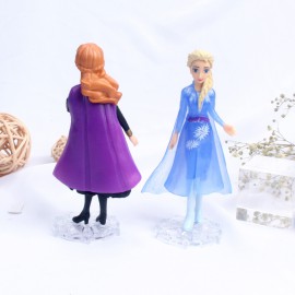 Jégvarázs figura szett, 5 db-os Frozen torta figura szett  ( új )
