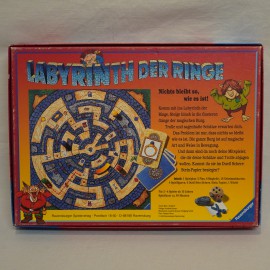 Labyrinth der Ringe társasjáték Ravensburger - Titokzatos labirintus társasjáték, Kör labirintus (használt)