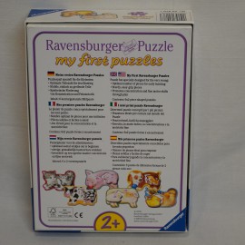 Ravensburger - My first puzzle - első kirakóm Állatok és kicsinyeik 6x2 - ( használt )