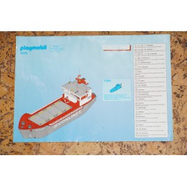 Playmobil 4472 - Nagy konténerszállító teherhajó ( használt )