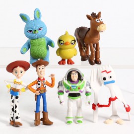 Toy Story 4 játékfigurák szett 7 db játék figuraszett, tortadísz ( új )