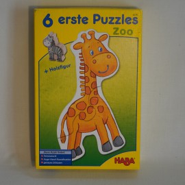HABA Első Puzzle Zoo- 6 db - 6 első kirakóm állatkert ( használt )
