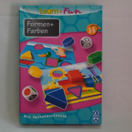 Formen und Farben Játék a formákkal és színekkel társasjáték fejlesztő játék ( használt )