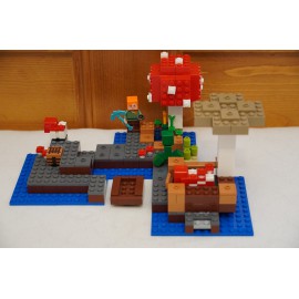 LEGO Minecraft 21129 -  A Gombasziget ( használt )