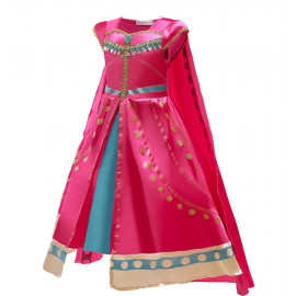 Jelmez - Jázmin hercegnő jelmez legombolható palásttal - Jázmin ciklámen ruhája ( új )